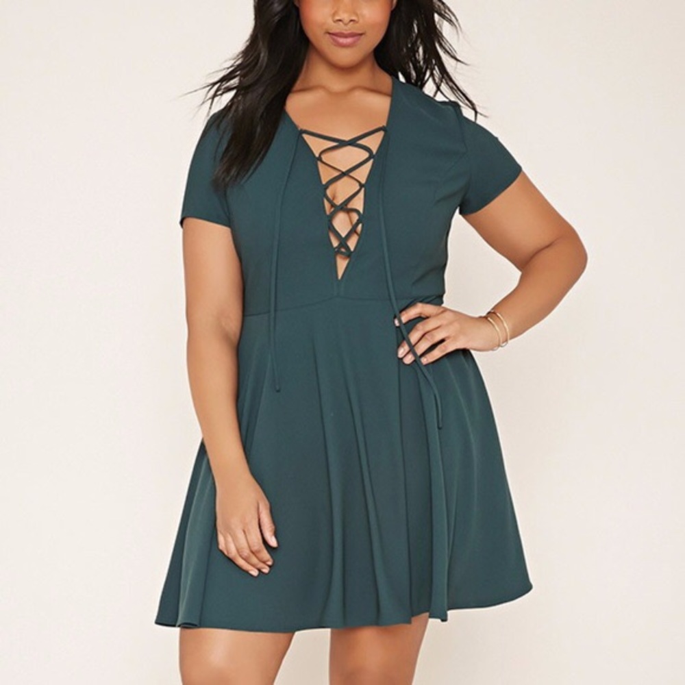 Emerald green dress
